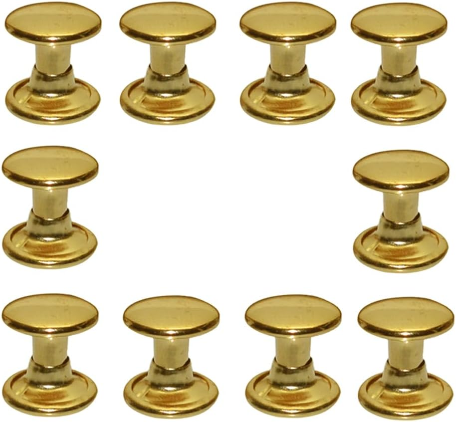 300sets Stainless Steel Leather Rivets Double Cap Rivet Tubular Metal Studs R... - Picture 20 of 22
