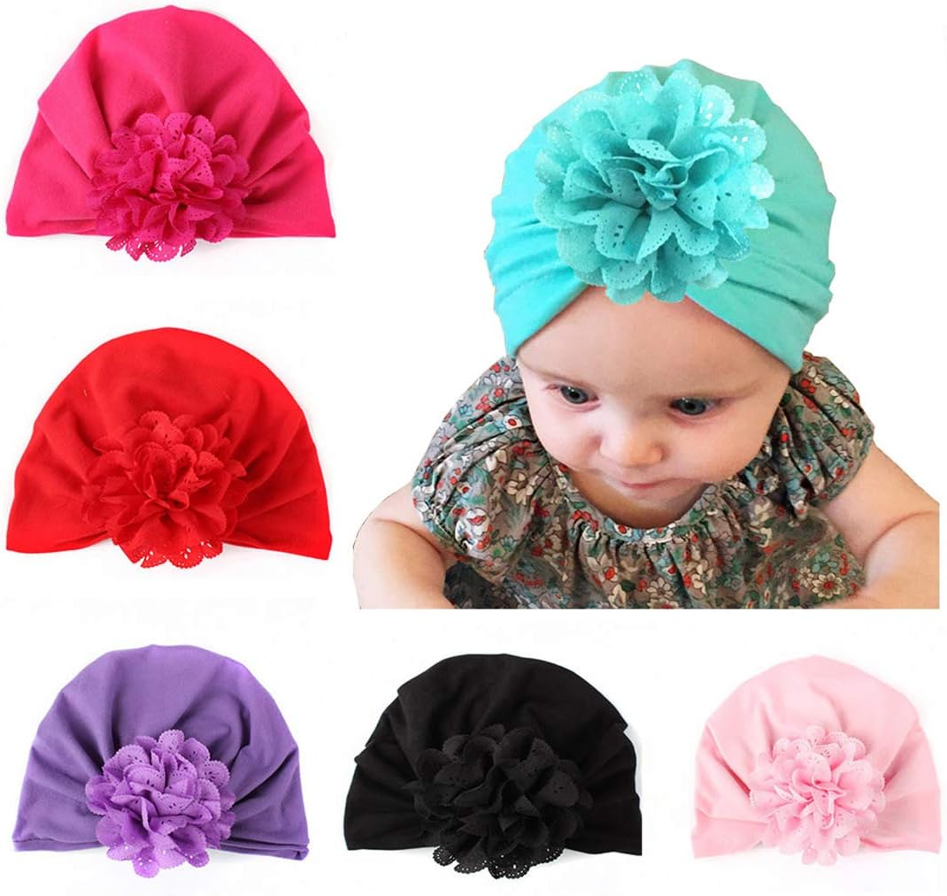 Upsmile 7 Pieces Adorable Baby Knot Headbands Newborn Elastic Sretch Head Wra... - Picture 19 of 20