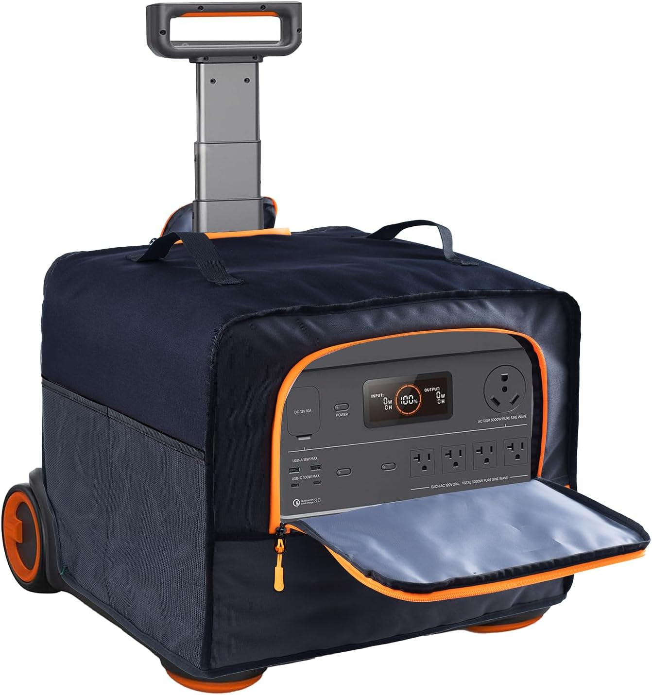 Upgraded Dust Cover Compatible with Jackery Solar Generator 2000 plus 400W, Jackery Explorer Kit 4000 Plus, Jackry Solar Generator 3000 PRO 400W, Water-Resistant Dust Cover for Jackery Solar Generator