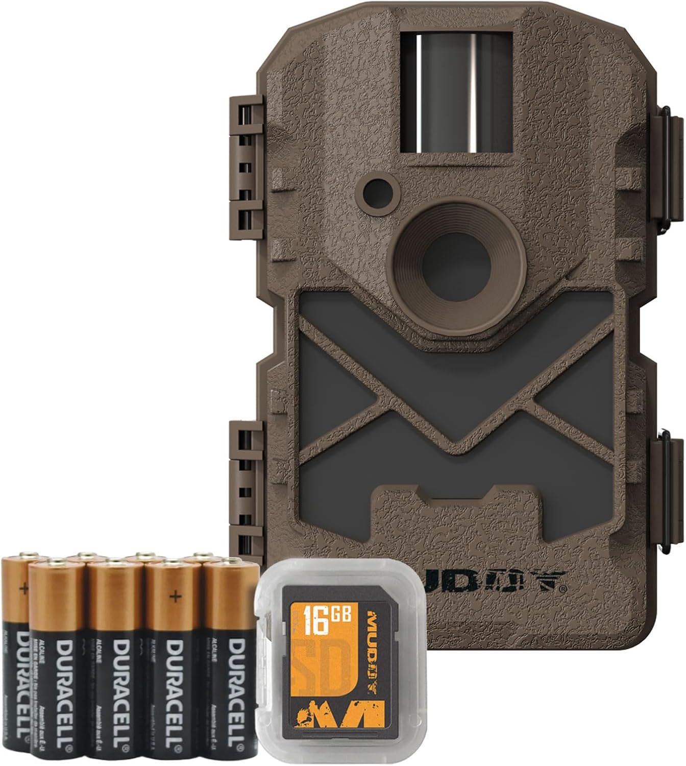 Muddy Pro Cam 14 Trail Camera Combo - 14MP, 480p Video, 0.7s Trigger, 80ft Detection, Includes SD Card & Batteries