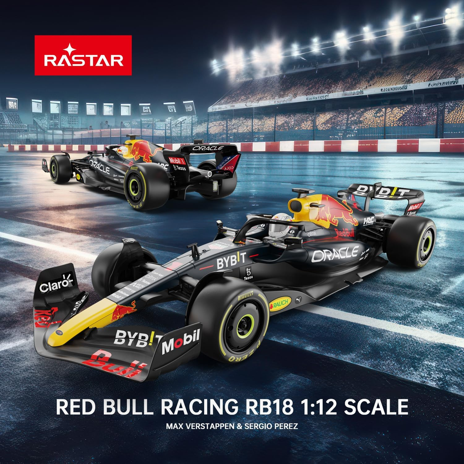 Rastar 1/12 F1 Red Bull Car, Oracle Red Bull Racing F1 RB18 Remote Control Ca... - Picture 4 of 15