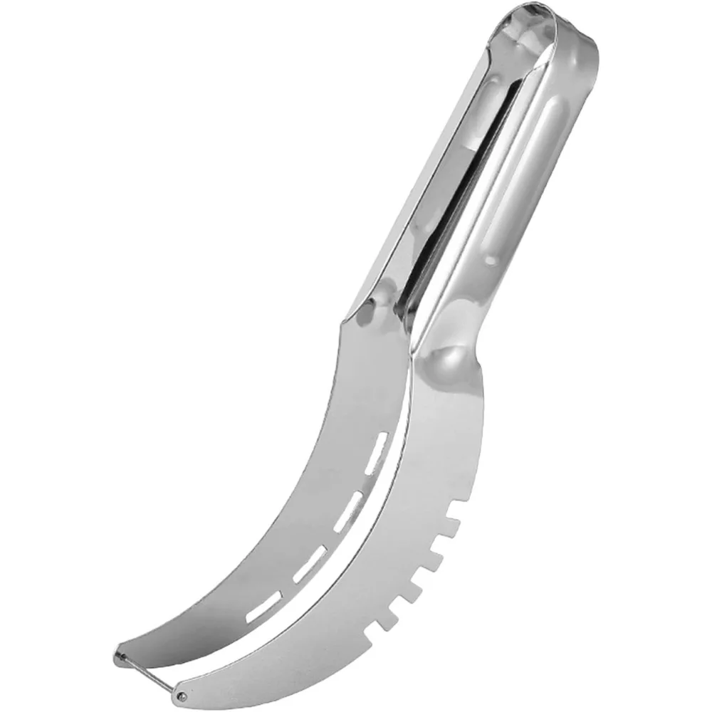 Stainless Steel Watermelon Slicer and Soft Fruit Cutter for Effortless Use