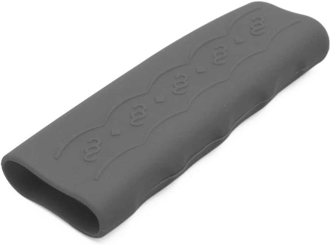 Universal Antislip Silicone Hand Break Protector Cover Sleeve Gray for Auto Car
