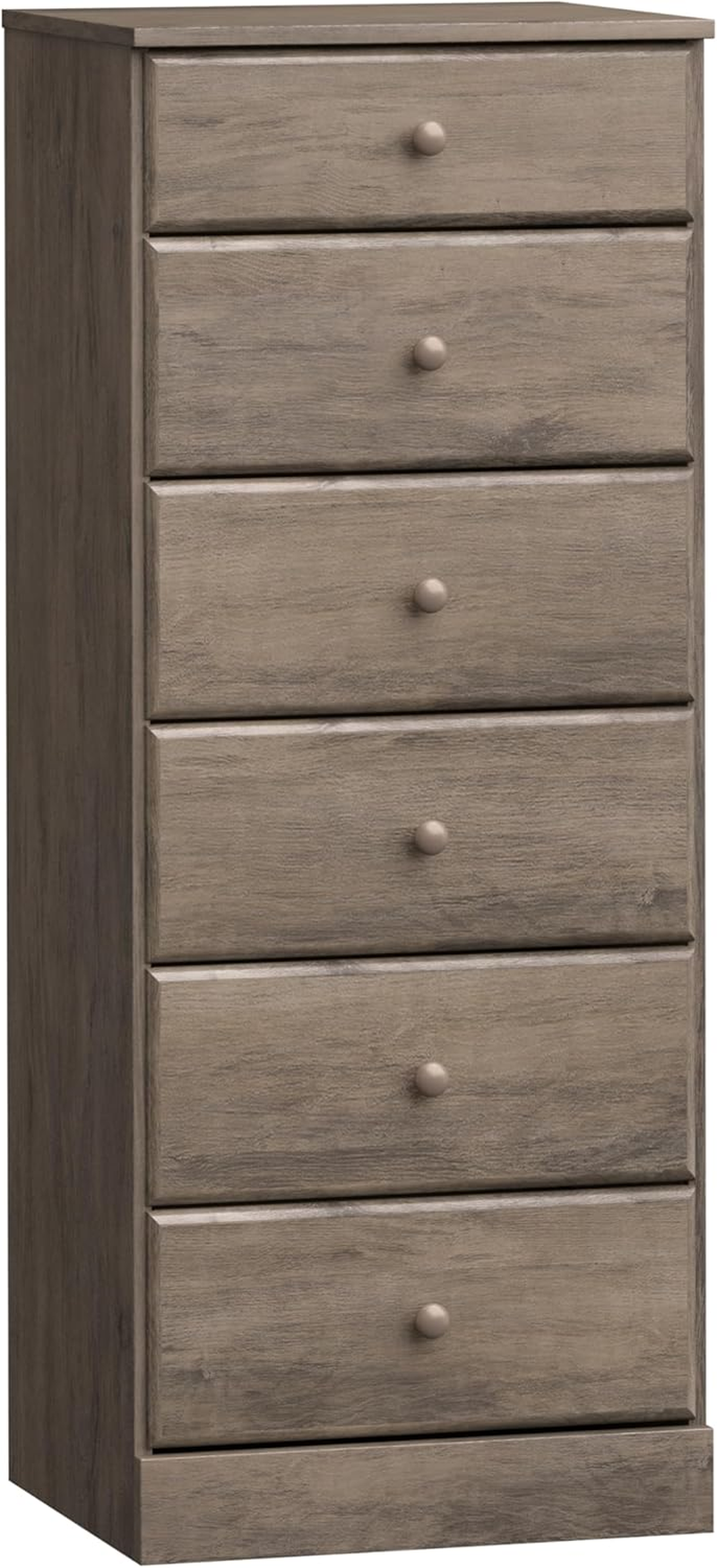 Astrid Tall Gray Dresser: 16.5"D X 19.75"W X 50"H, 6-Drawer Chest for  Bedroom by | eBay