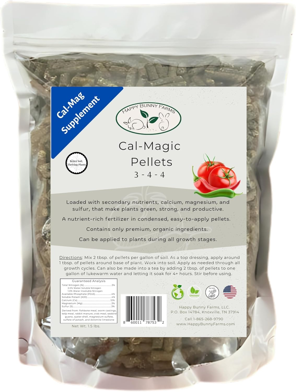 Cal-Magic Pellets, Calcium And Magnesium Supplement And