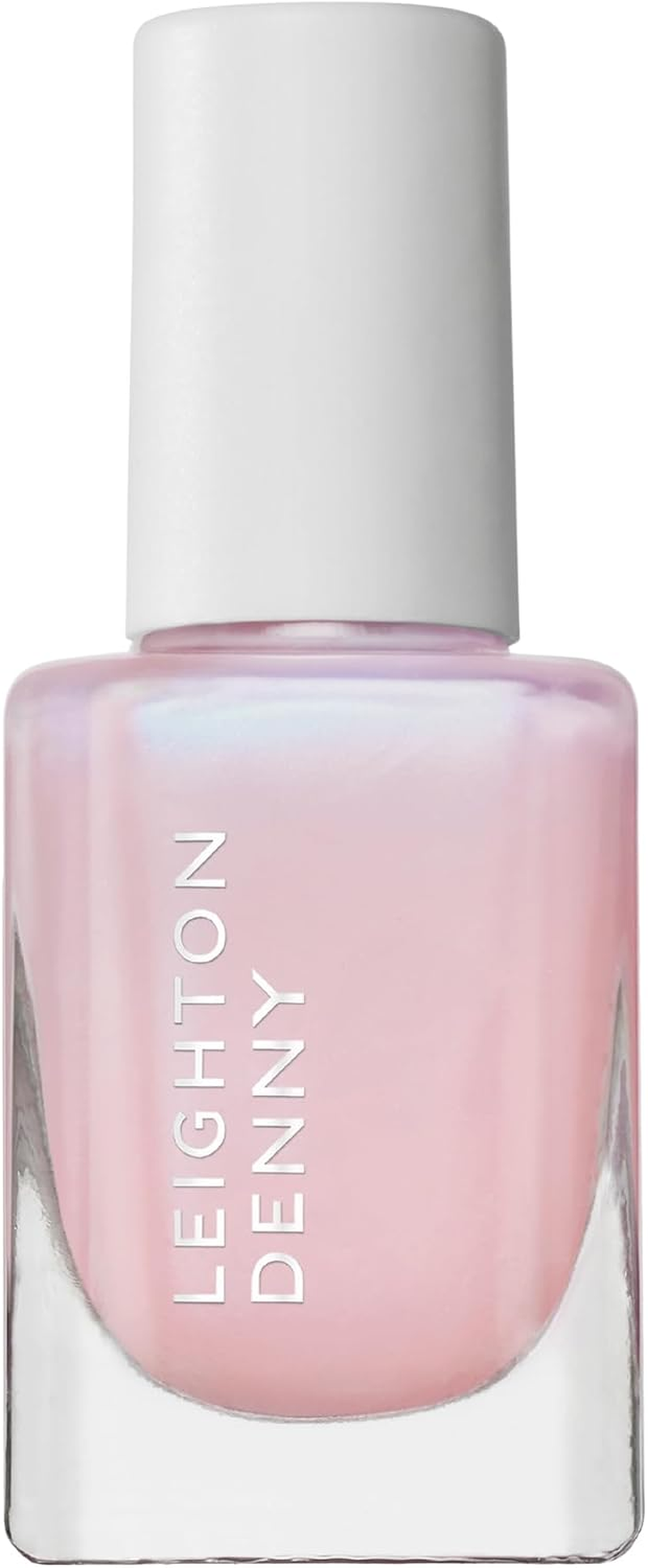 LEIGHTON DENNY Nail Illuminator Blush Pink | Brightening Nail Polish & Base Coat Treatment | Vegan Plant-Based