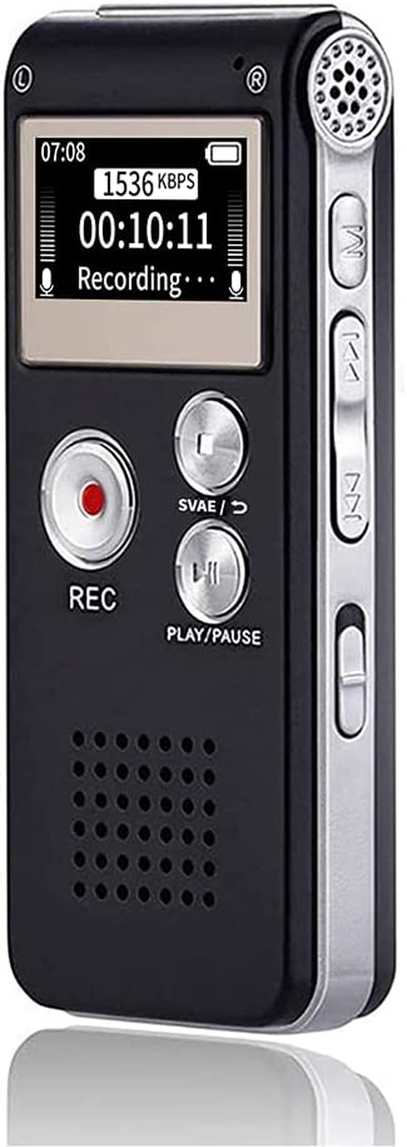 Digital Voice Recorder 16GB Voice Recorder with Playback for