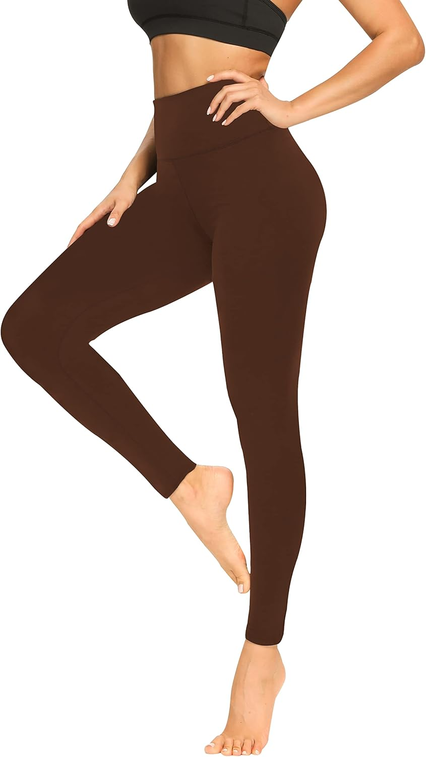 Buttery Soft Leggings for Women - High Waisted Tummy Control No See through Workout Yoga Gym Pants