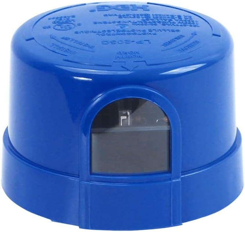 1 Pack Photocell for Outdoor Light, Auto On/Off Photo Sensor Switch, Dusk to Dawn LED Street/Barn Light Control