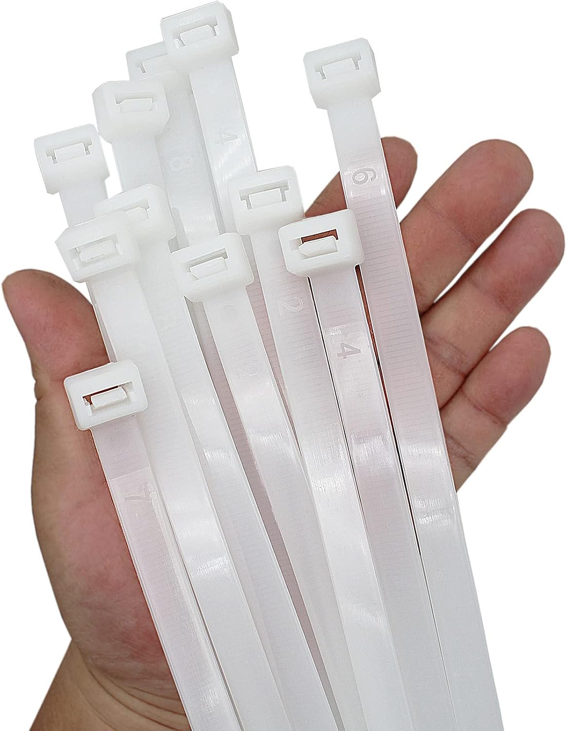 New 12 Pack Extra Wide 24 Inch Heavy Duty Zip Ties Long Nylon Cable Ties 250 Lbs