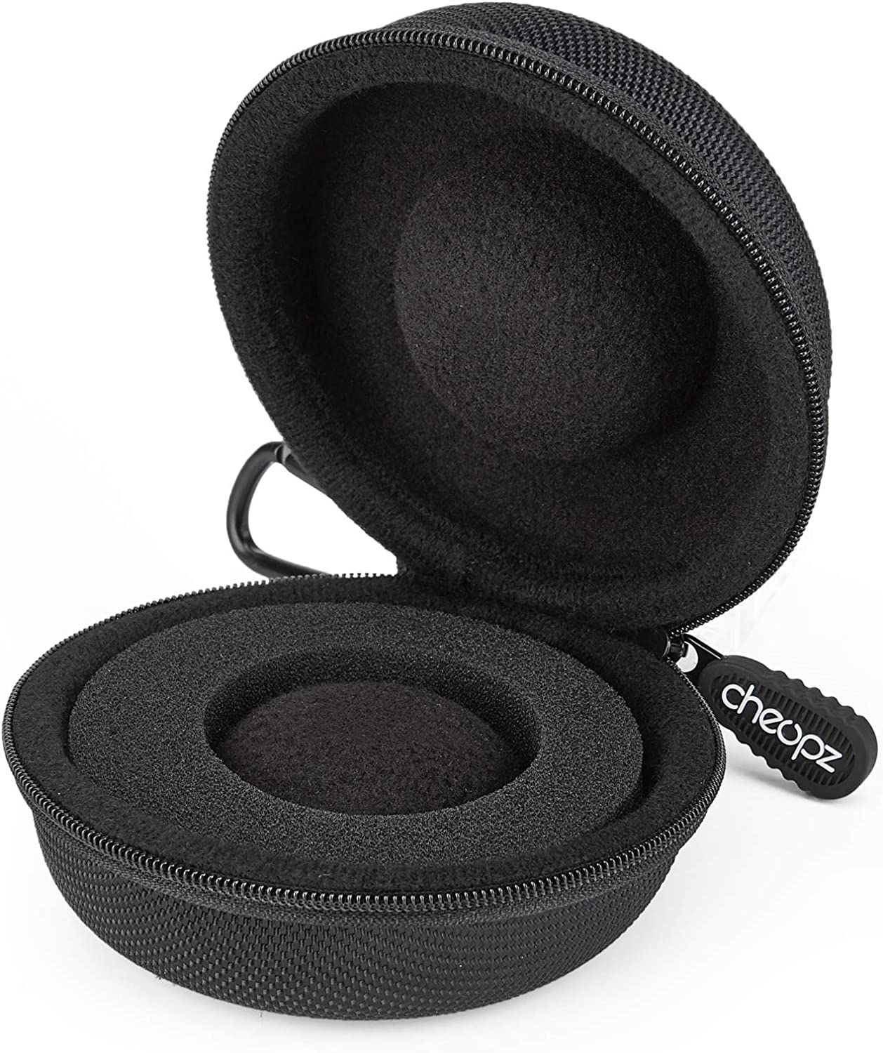Cheopz Travel Watch Case Single Storage Box for Wristwatches & Smart Watches up to 50Mm, Black