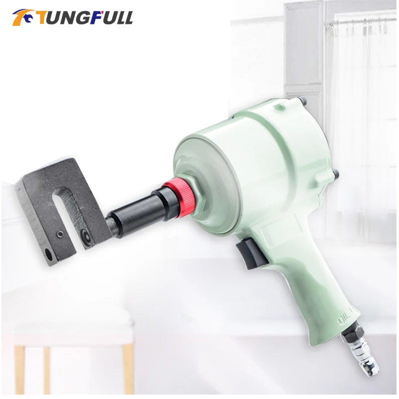 Powerful Pneumatic Puncher Metal SS Advertising Luminous Word Air Eyelet Tool Hole Punching Machine Perforation 3mm-8mm