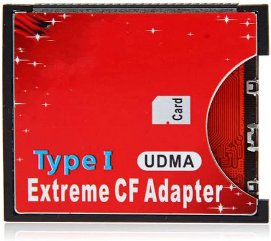 SD SDHC SDXC to CF Type I Compact Flash Memory Card Adapter Reader Support16/32/64/128/256Gb CF to SD Card Converter