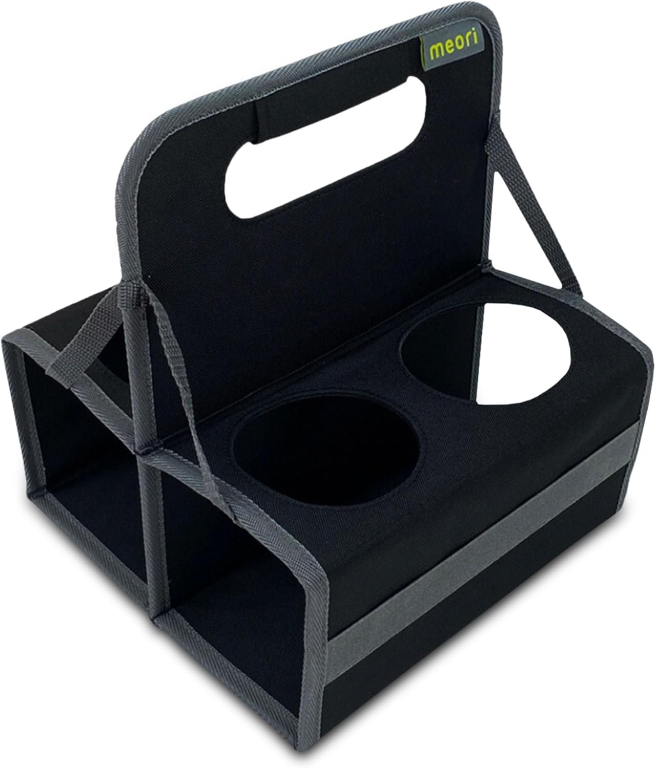 Reusable Drink Carrier 4 Cup, Take Out Cup Carrier, Collapsible, Coffee Carrier with Handle Wine, Cocktails, Portable Drink Caddy