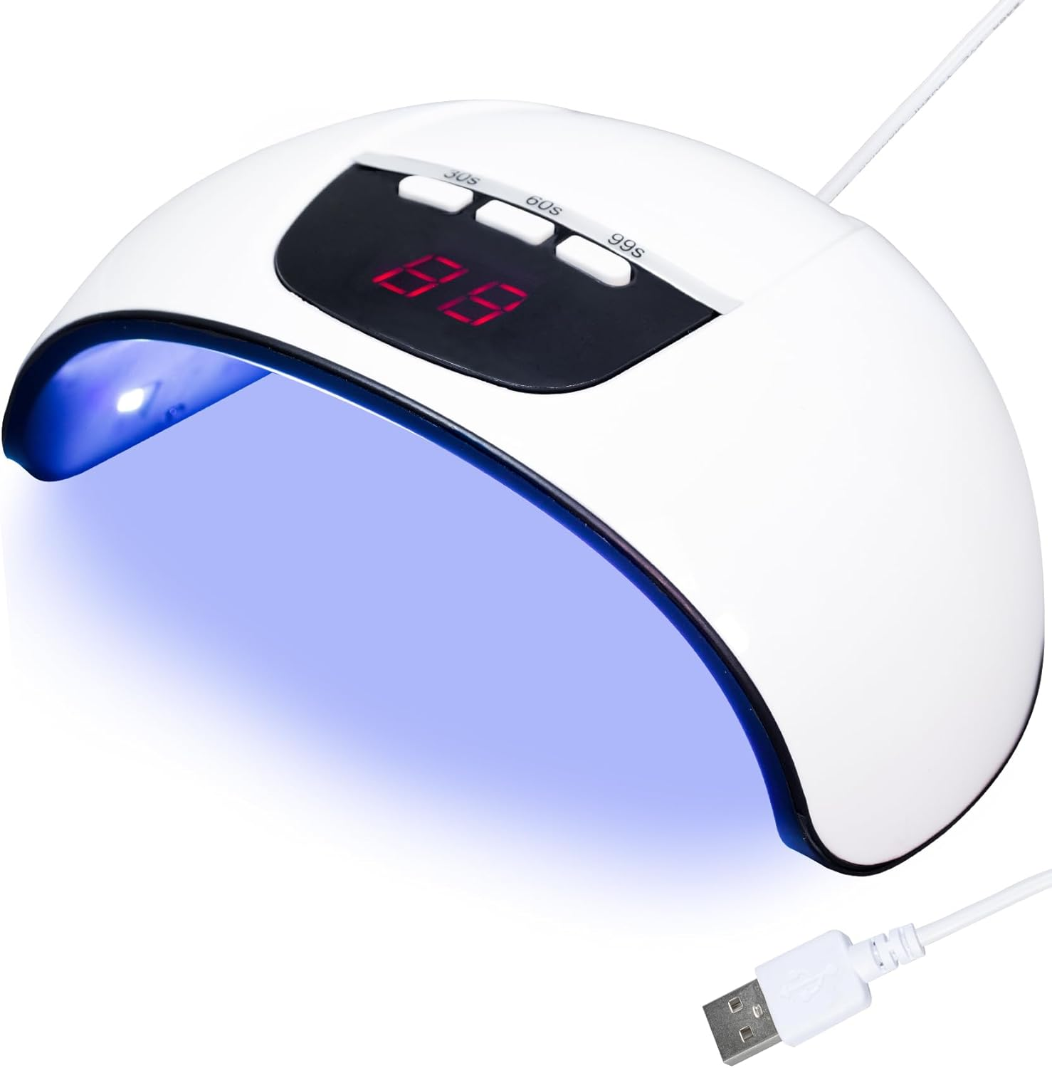 LED UV Lamp 54W Resin Curing Light, Jewelry Casting Kit, Gel Nail Polish, 3 Timer Setting, Auto Sensor, USB Powered