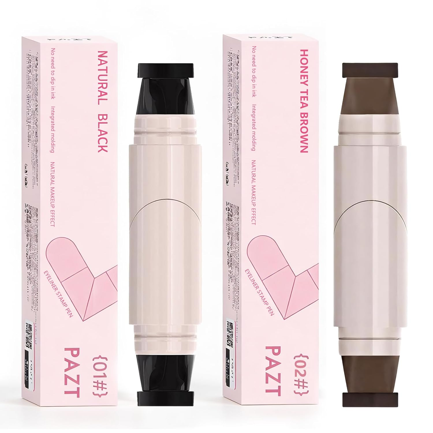 Winged Eyeliner Stamp Foldable Eye Liner Stamp, 2Pc Gel Eyeliner Pencil Set Wate