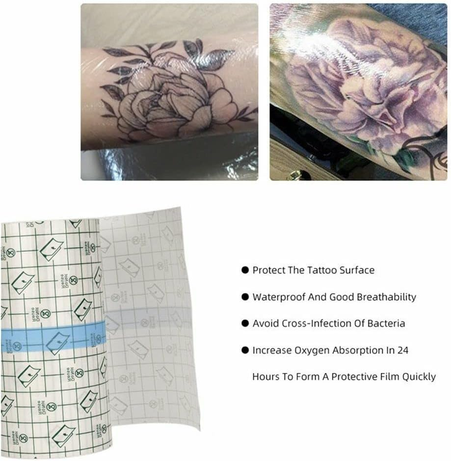 Tattoo Aftercare Membrane, Waterproof Adhesive Second Skin Protective Bandage... - Picture 7 of 15