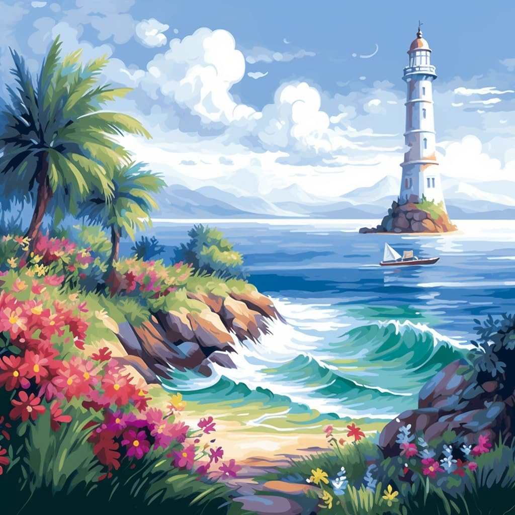HONGYA Art DIY Paint by Numbers-DIY Adult Paint by Numbers Kits for Adults,Ad... - Picture 17 of 18
