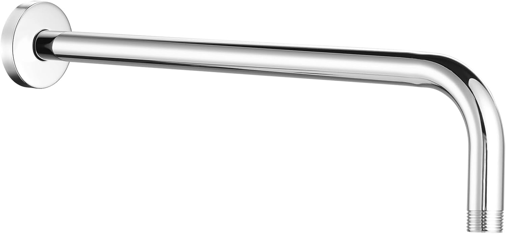 15 Inch Stainless Steel Shower Head Arm Extension for Wall Bathroom Fixed