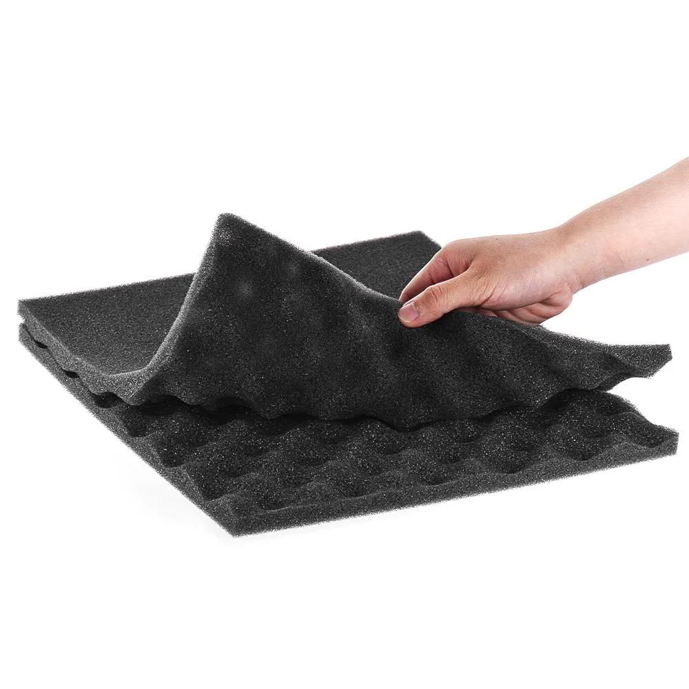 Studio Foams Panels Sound Insulation Foam 30 * 30cm/ 12 * 12in Pack of Dark Gray sound isolation foam