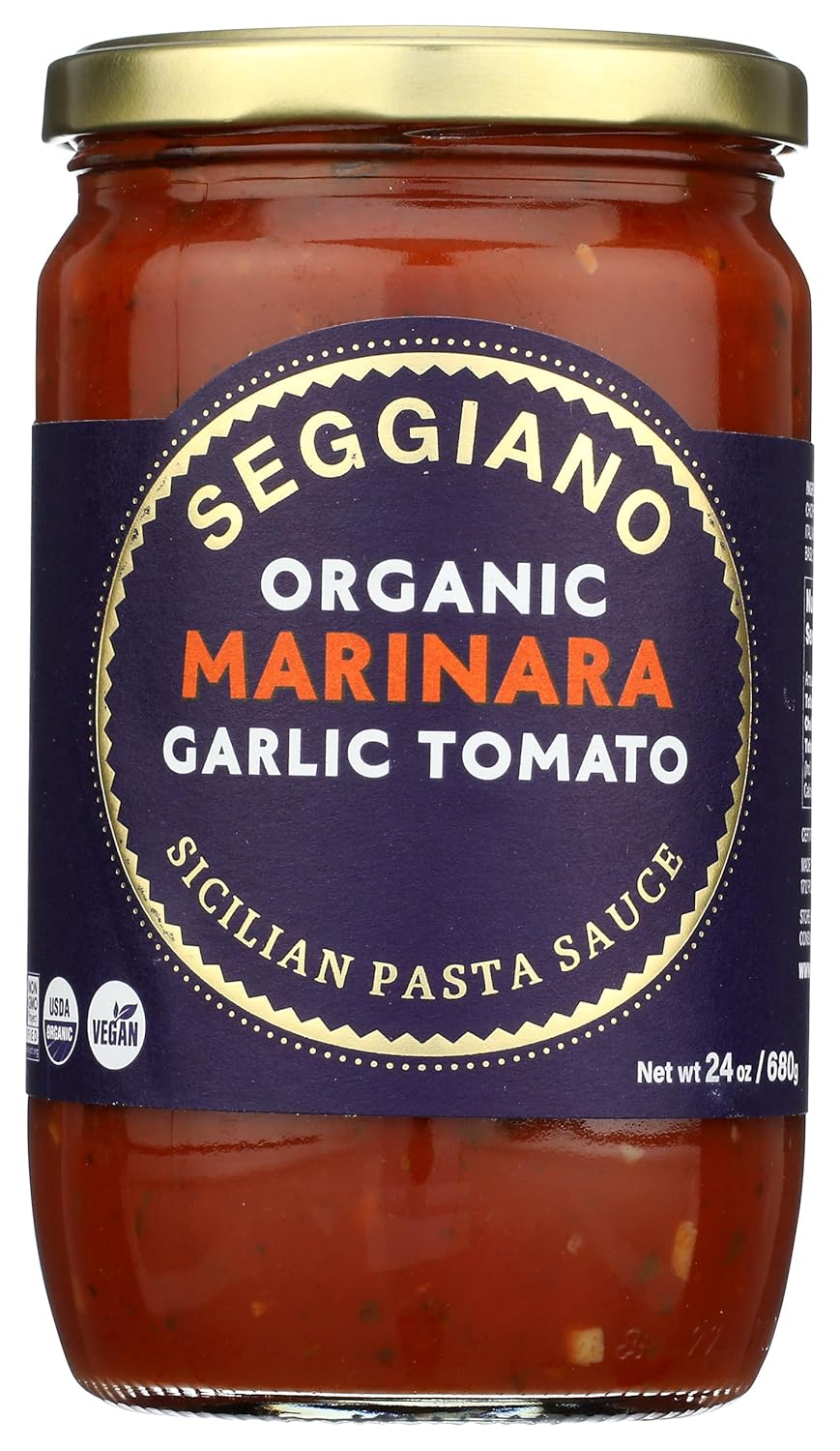 Organic Garlic Marinara Pasta Sauce, 24 OZ