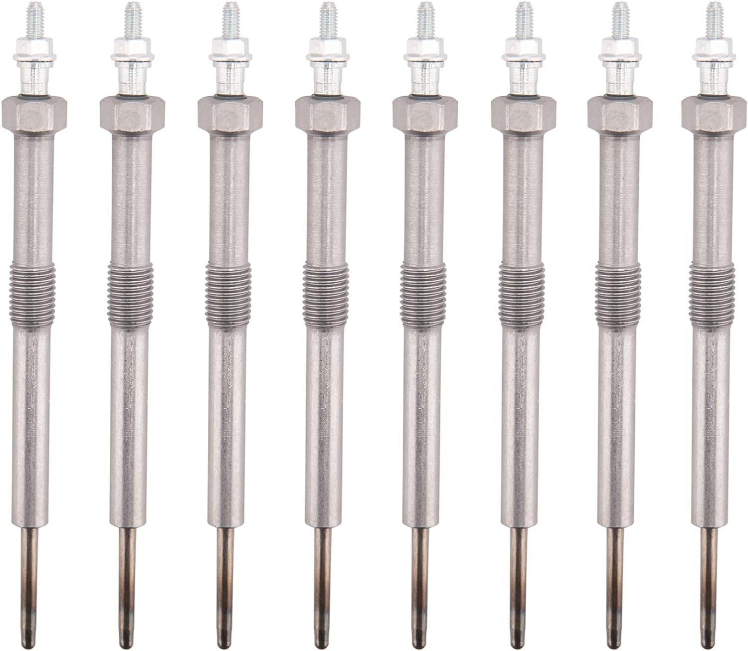 12639701 Diesel Glow Plugs 9G for Duramax LLY LML LMM Chevy&Gmc LBZ LGH 6.6L, 2006 2007 2008 2009 2010 2011 2012 2013 2014 2015 2016 Silverado, Savana, Sierra, Express Replaces# 97364968