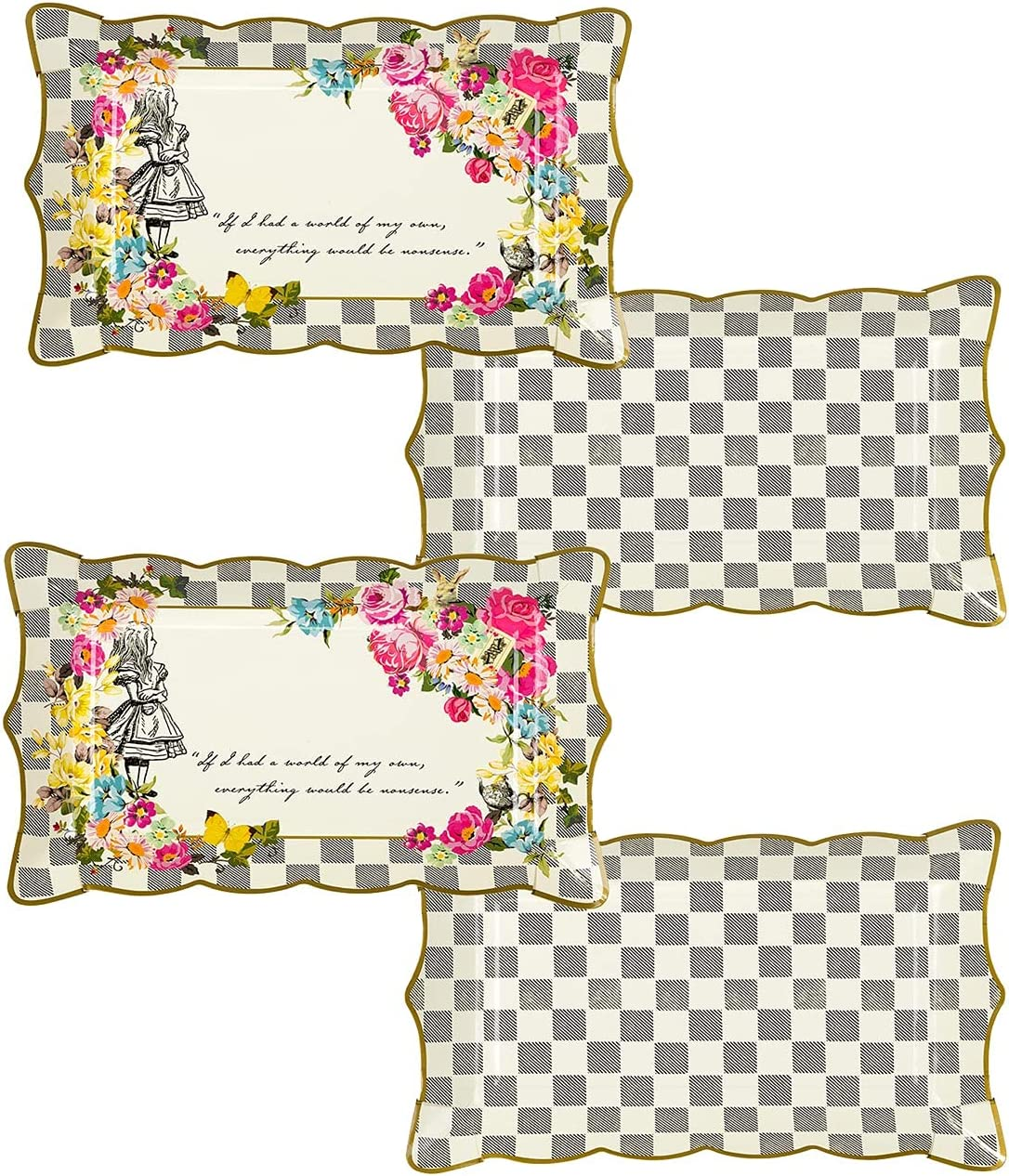 Talking Tables Alice in Wonderland Cupcake Stand, Decoration Table