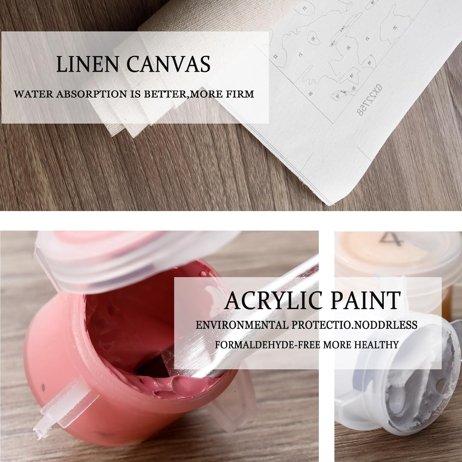 HONGYA Art DIY Paint by Numbers-DIY Adult Paint by Numbers Kits for Adults,Ad... - Picture 10 of 18