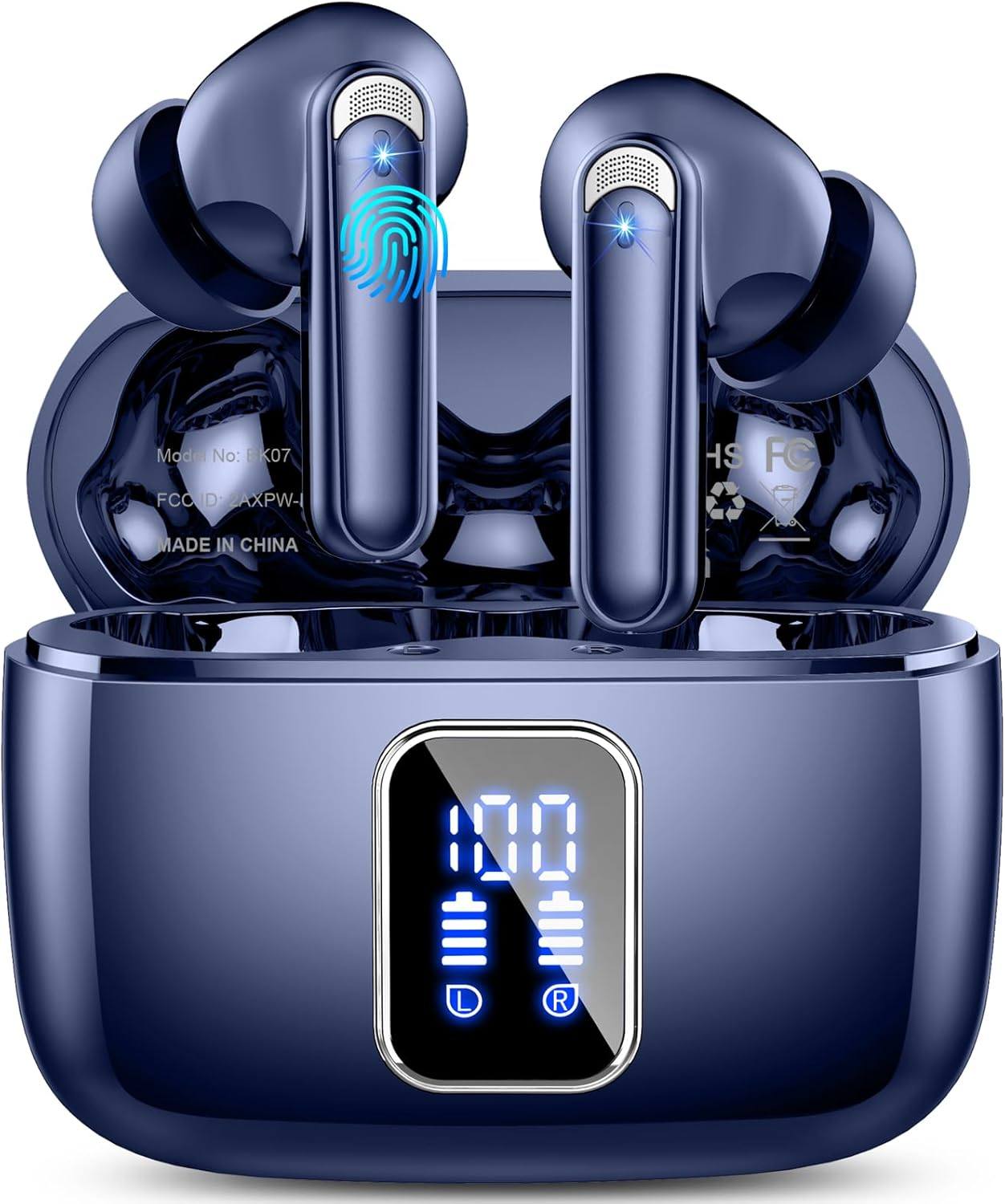 Wireless Earbuds Bluetooth 5.3, 4 ENC Noise Cancelling in Ear Headphones with... - Picture 10 of 15