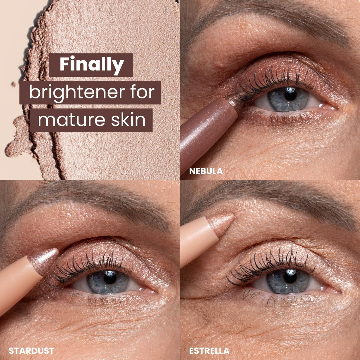 PRIME PROMETICS PrimeEyes Eye Brightener for Mature Women – Creamy Eye Shadow... - Picture 3 of 14