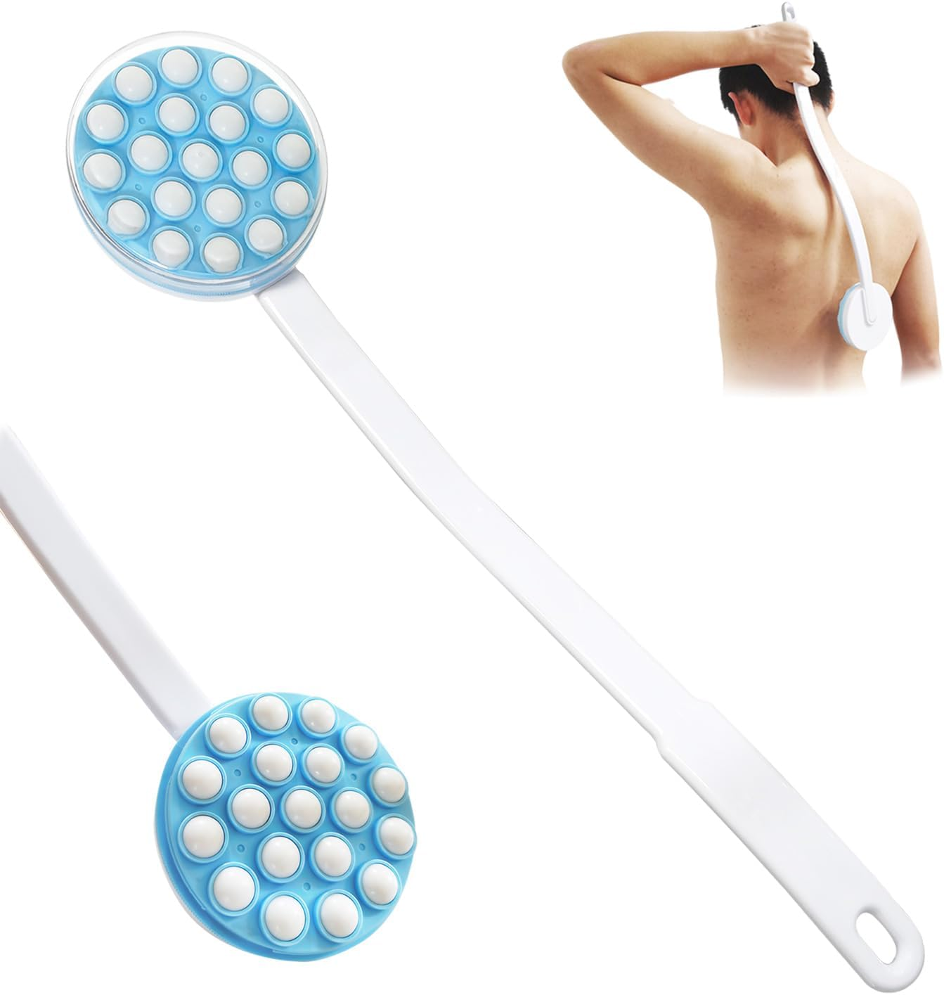 Lotion Applicator for Back, Back Lotion Applicator for Women Elderly, Long Handled Back Lotion Applicators for Your Back, Easy Reach Self Apply Body Lotion, Cream Moisturizer, Sunscreen