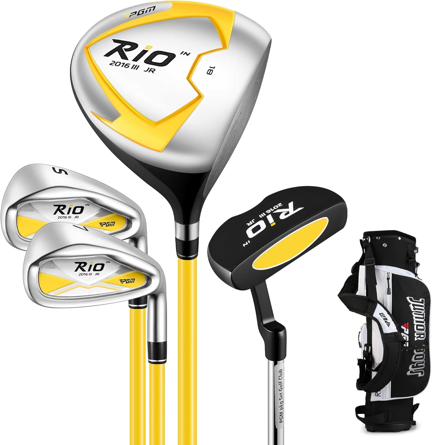 クラブ pgmn PGM Junior Golf Clubs Set - Kids Golf Clubs for Ages 3-5, 6-8, 9