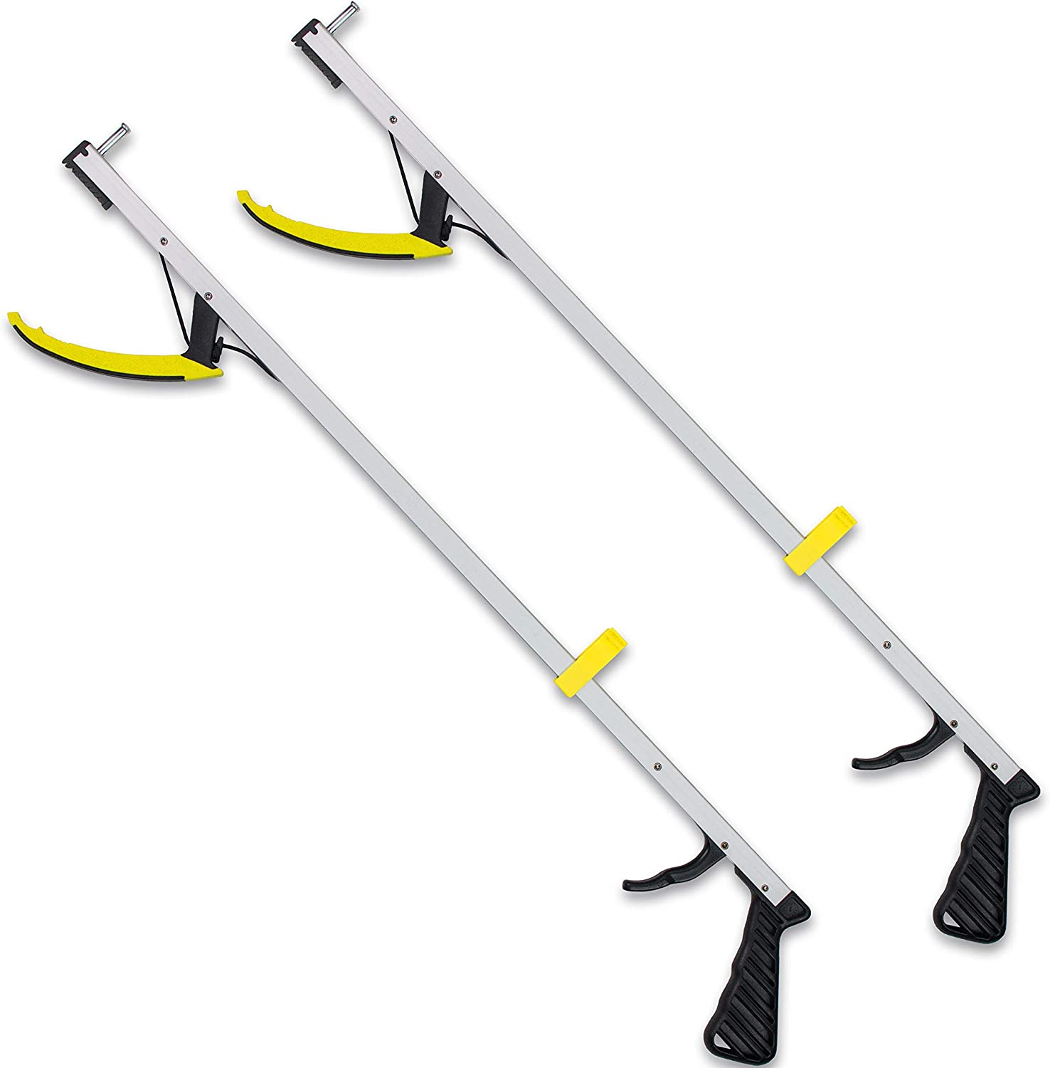 2 PACK Senior Magnetic Pick up Tool Grip Handicap Reacher Grabber Trash Pick 32