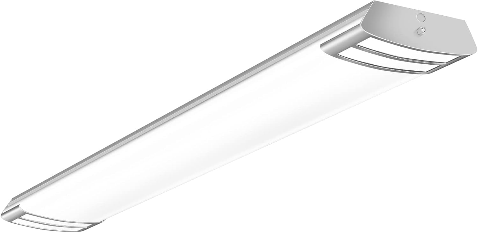 ANTLUX 4FT LED Flush Mount Puff Lights, 40W 4500LM, 4000K Neutral White, 48 Inch Linear LED Kitchen Ceiling Lighting Fixtures for Laundry, Craft Room, Fluorescent Light Replacement