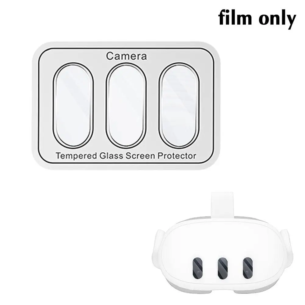Tempered Glass Lens Screen Protector Film VR Headsets Accessories Dust Proof Lens Cover for Oculus Quest 3