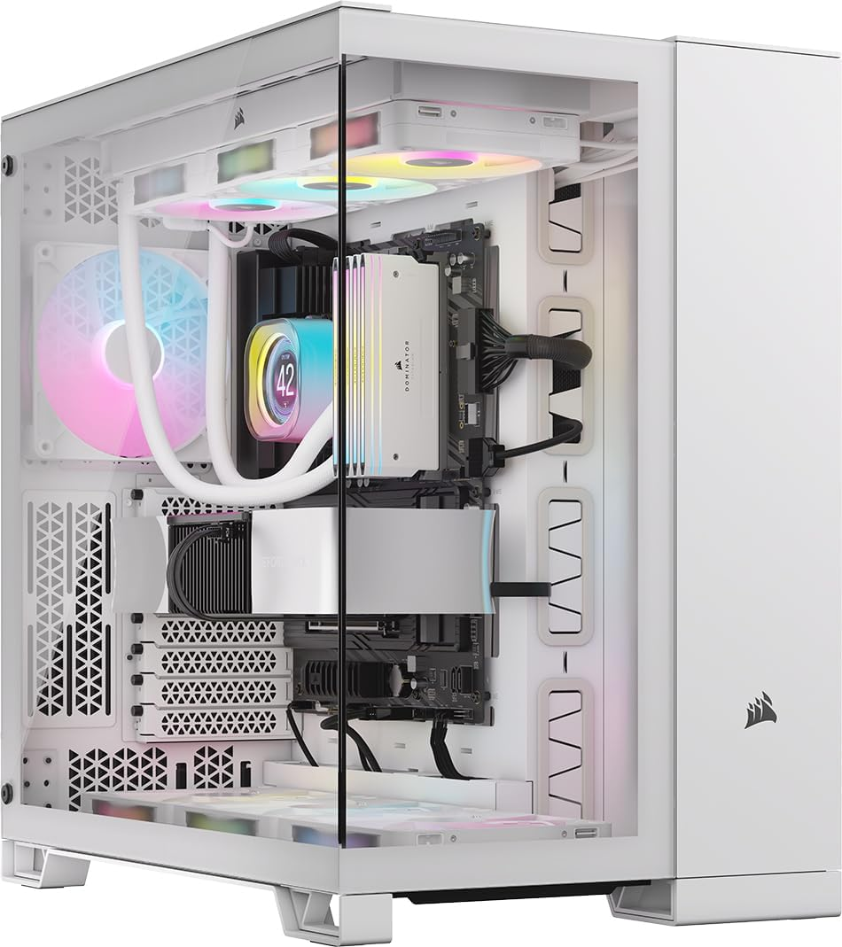 CORSAIR 6500X Mid-Tower ATX Dual Chamber PC Case – Panoramic Tempered Glass –... - Picture 13 of 15