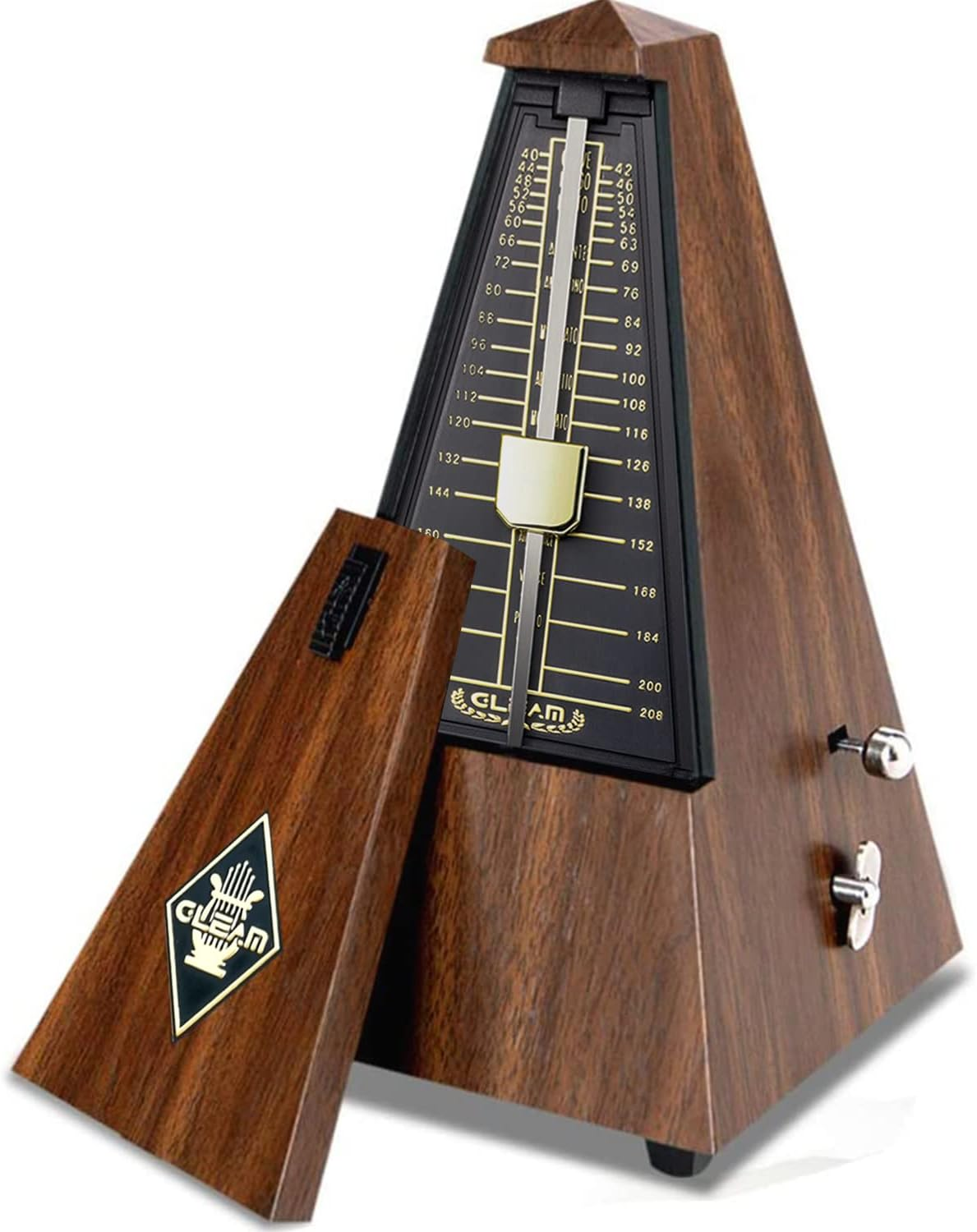 Metronome - Mechanical for Musicians with Free Bag (Teak)