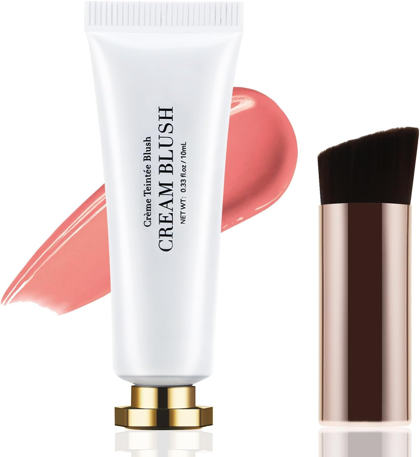 Apooliy Cream Blush for Cheeks,Liquid Blush with Brush,Long Lasting Blushes M... - Picture 2 of 15