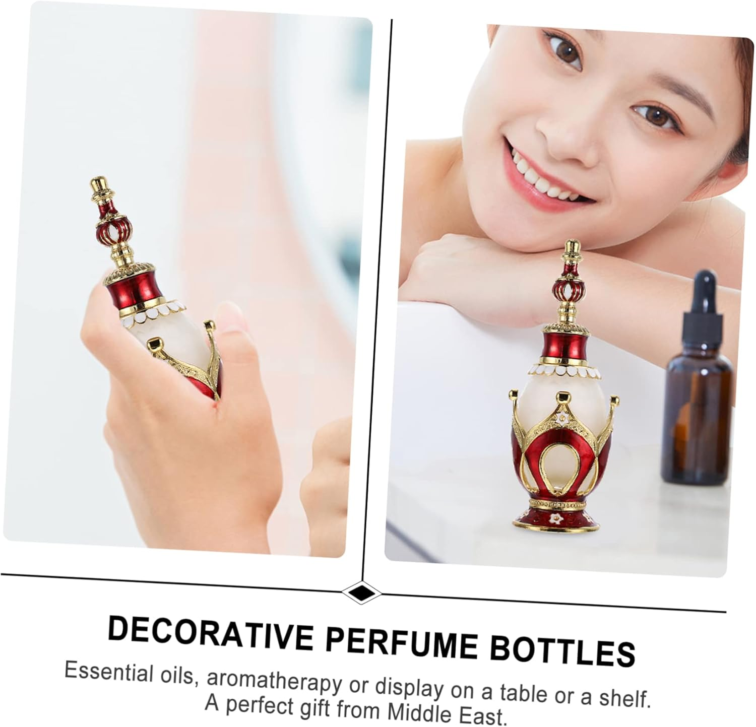 WOONEKY Perfume Bottle Essence Bottle Perfume Bottles Glass Spray Bottles for... - Picture 4 of 13