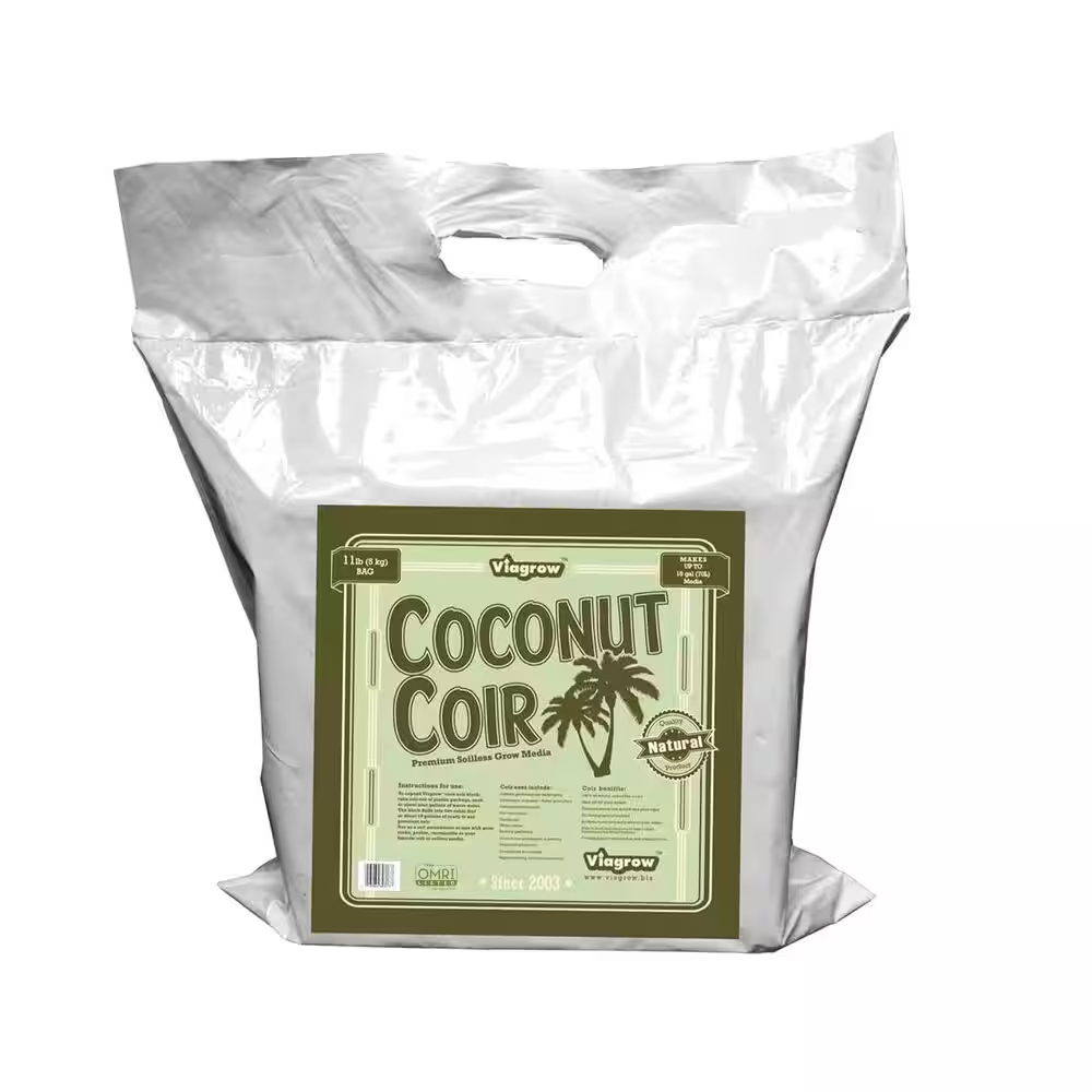 11 Lb. (5KG) Coconut Coir Block of Soilless Media