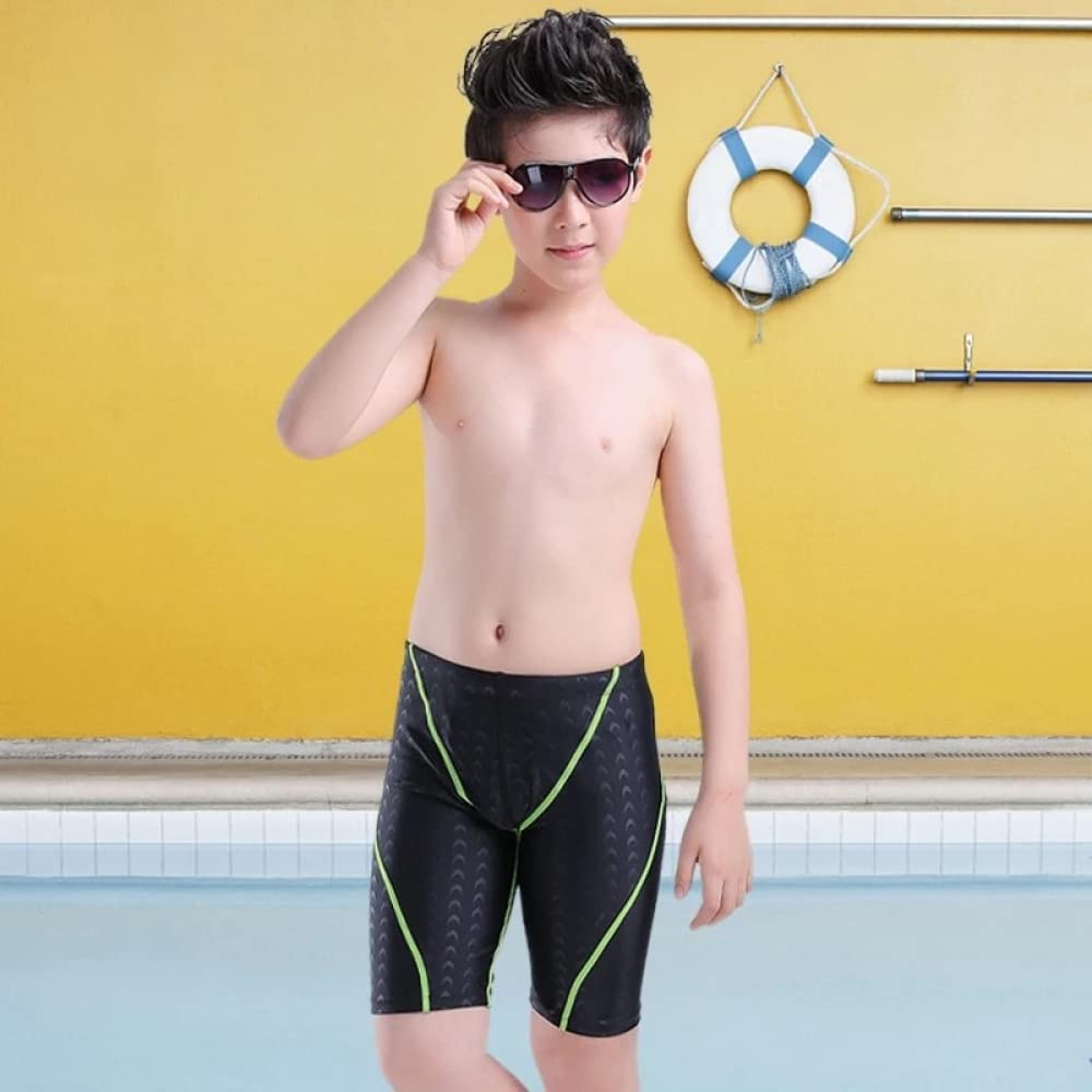 Swimming Jammers for Boys, Chlorine Resistant Tight Athletic Swimsuit