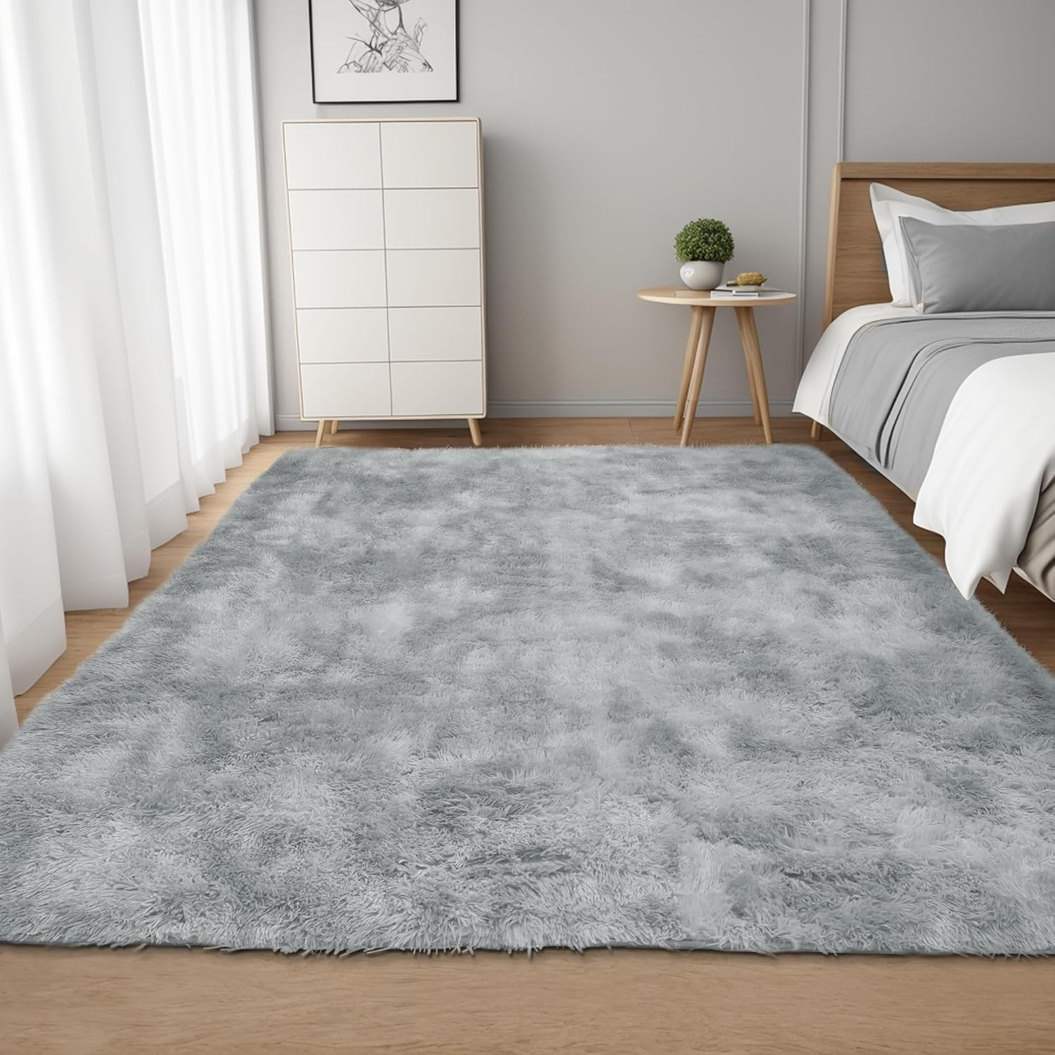 Youzi Fluffy Rugs for Livingroom Bedroom, Soft Shaggy Plush Fur Area Rug Mode... - Picture 22 of 25