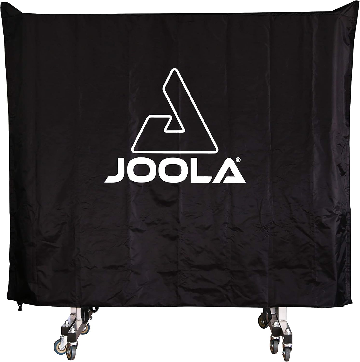 JOOLA Outdoor Ping Pong Table Cover Fits Both Folding & Flat Tables - Heavy Duty Waterproof Cover W/ PVC Coating - Dual Function, Fits 9X5 Tables in Upright or down Positions - inside & Outside