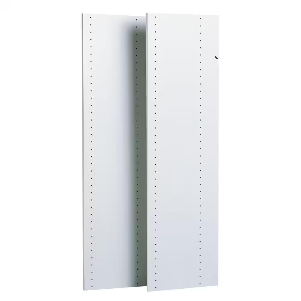 14 In. X 48 In. Classic White Wood Vertical Panels (2-Pack)