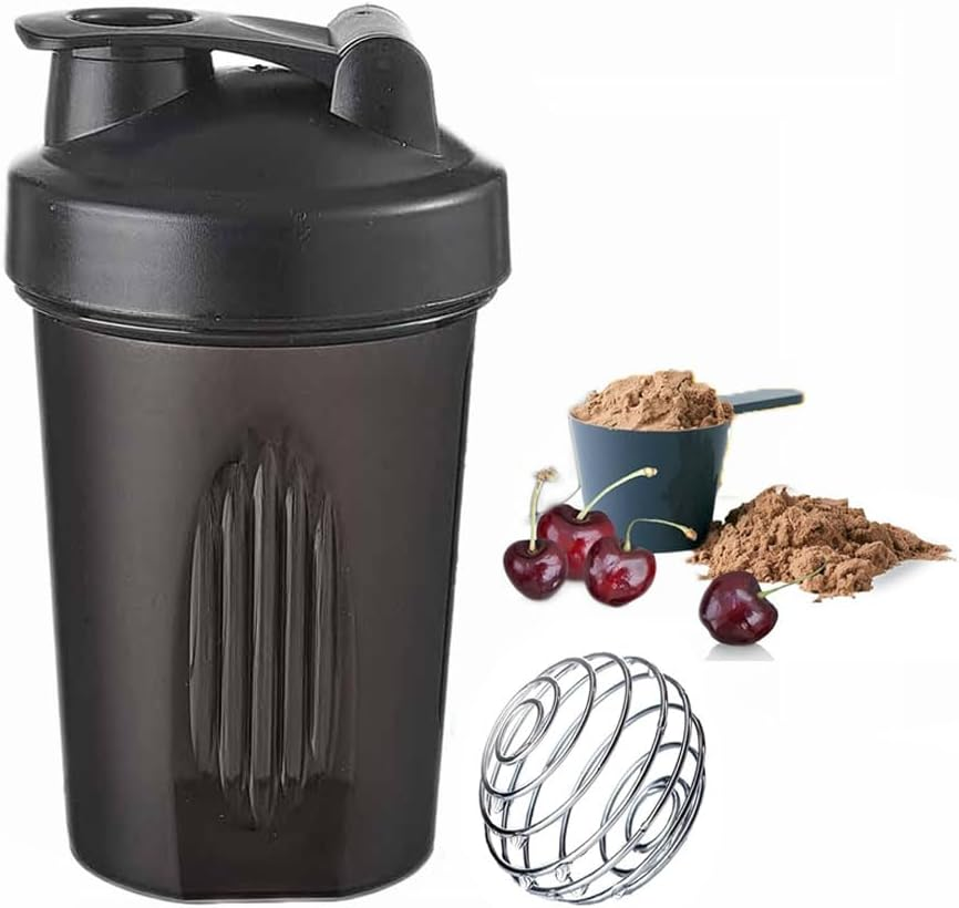 Protein Shaker Bottle - Shaker with Stainless Steel Mixing Ball, BPA - and DE... - Picture 12 of 15