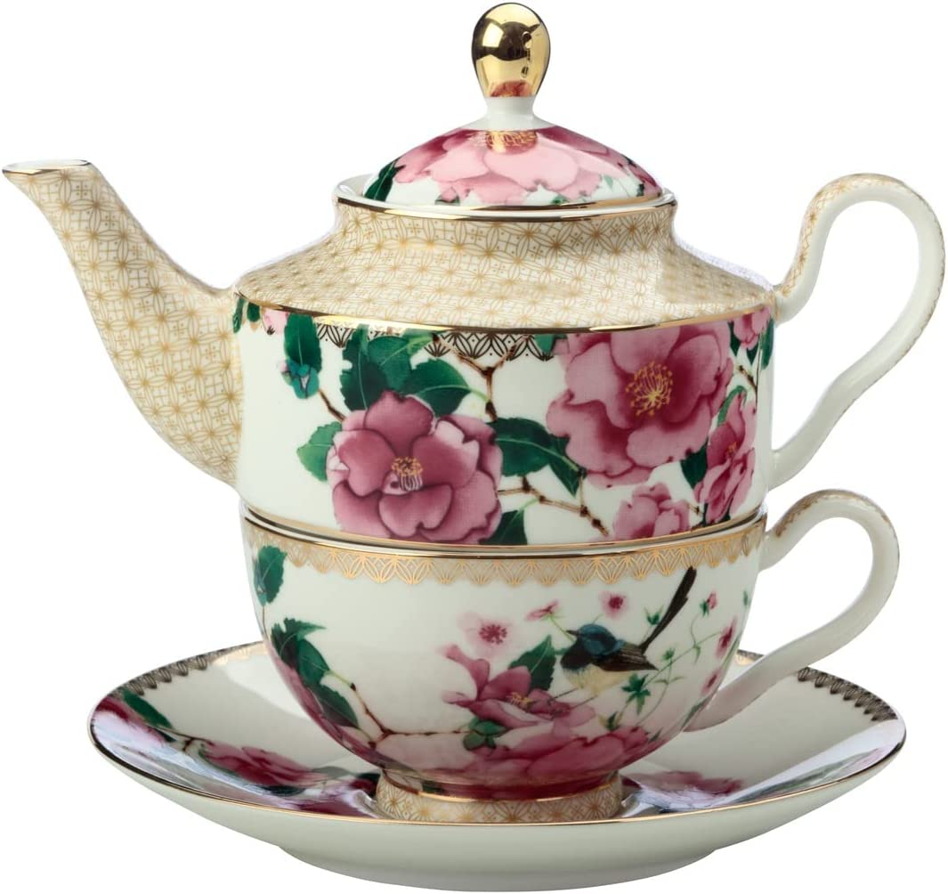 Maxwell & Williams Teas & C's Silk Road Teapot With Infuser 500ML White Gift ... - Picture 8 of 15