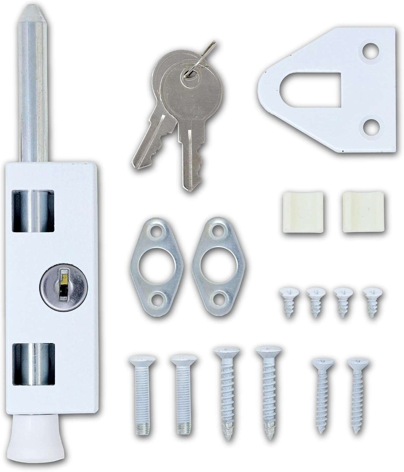 Sliding Patio Door Lock with 2 Keys Security Lock for Home