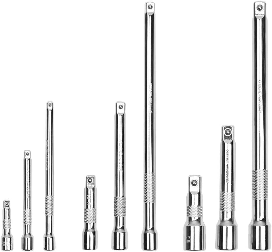 HORUSDY 9-Piece Socket Extension Bar Set, Ratchet Extension Bar Set,1/4