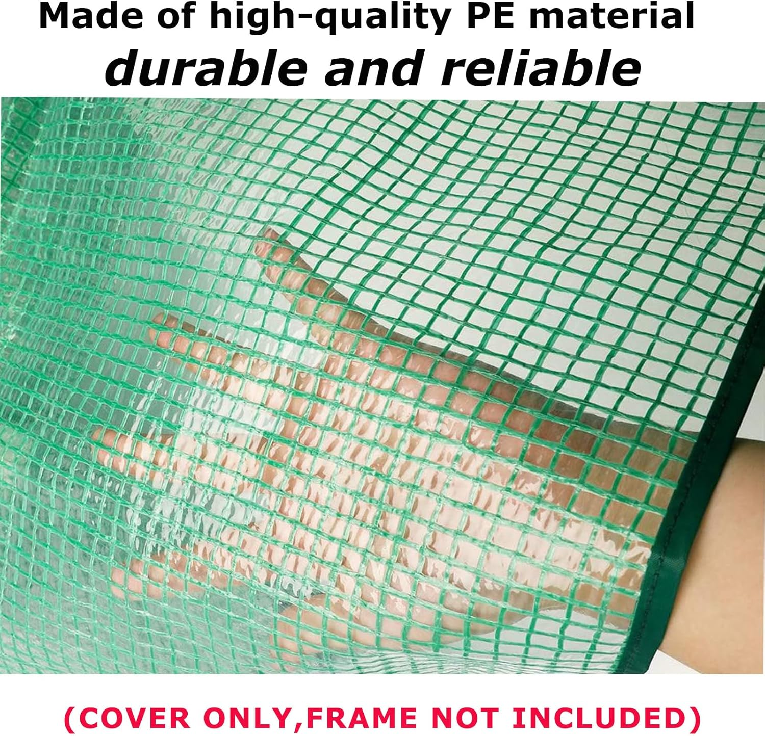 4-Tier Greenhouse Replacement Cover Clear PE Greenhouse Replacement Cover wit... - Picture 7 of 13