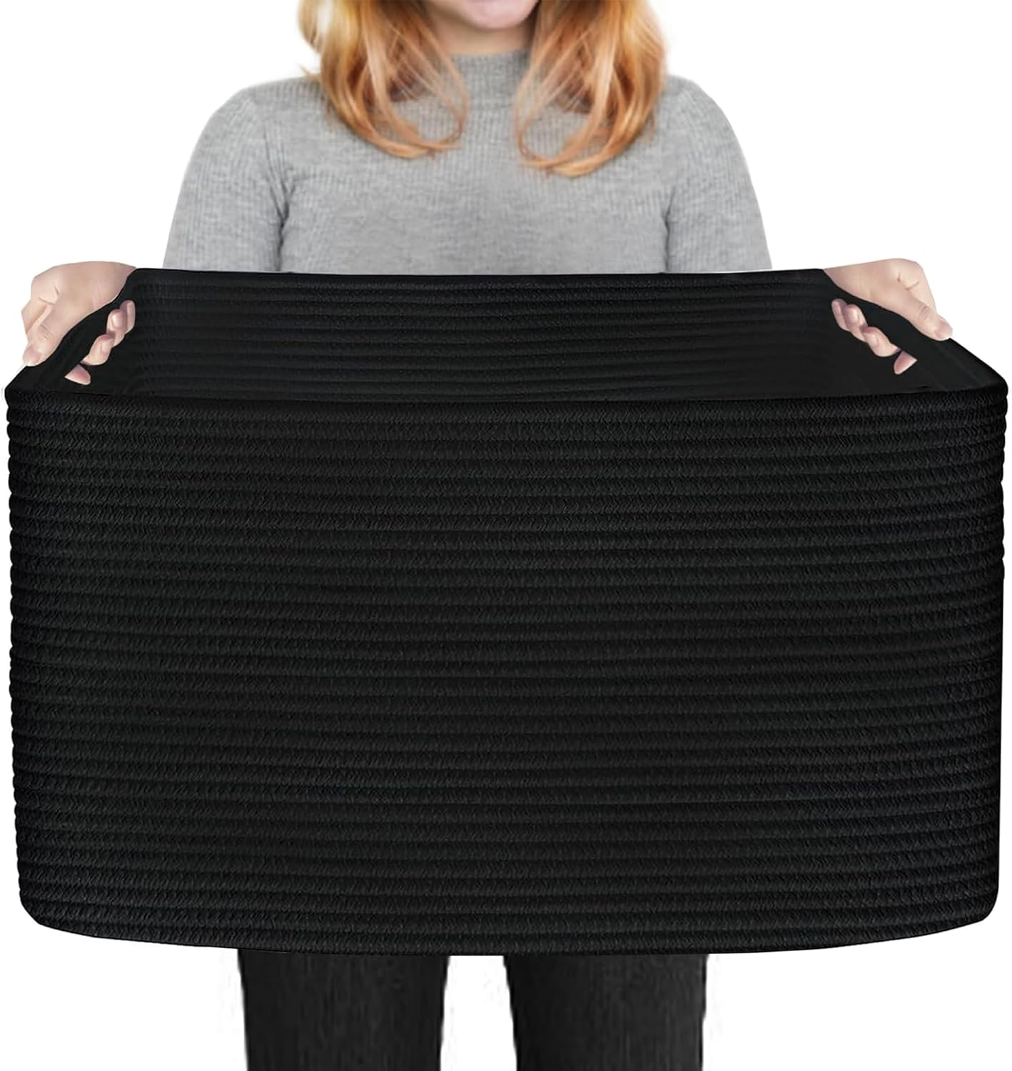 Extra Large Black Basket 22